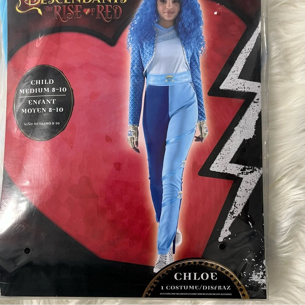 Disney Descendants Chloe girls Costume with wig M 8-10